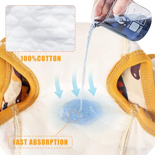 Image of Max Shape 6 Pack Potty Training Underwear for Boys,Washable Baby Boy Toilet Training Pants Training Underwear Fit 2T-6T