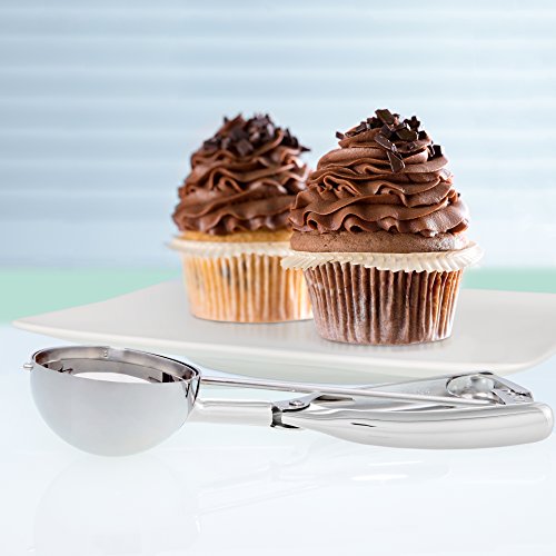 Jenaluca Cupcake Scoop And Muffin Scooper - 18/8 Stainless Steel (Gift Pack, Jumbo) #TOP5