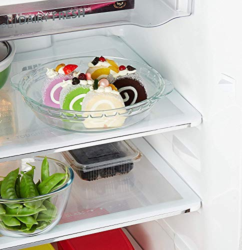 Image of Kuber Industries 3 Pieces PVC Refrigerator /Fridge Multipurpose Drawer Mat Set(White)-CTKTC032245