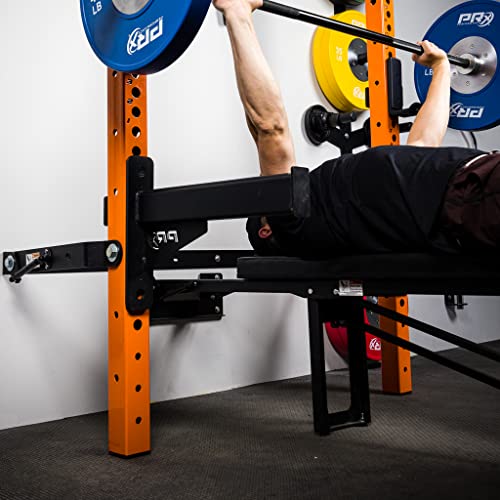 PRx Performance Squat Rack Spotter Arm Attachment Pairs 3x3 Uprights with 1" Holes (PRO 3x3 Spotter Arm Pair)