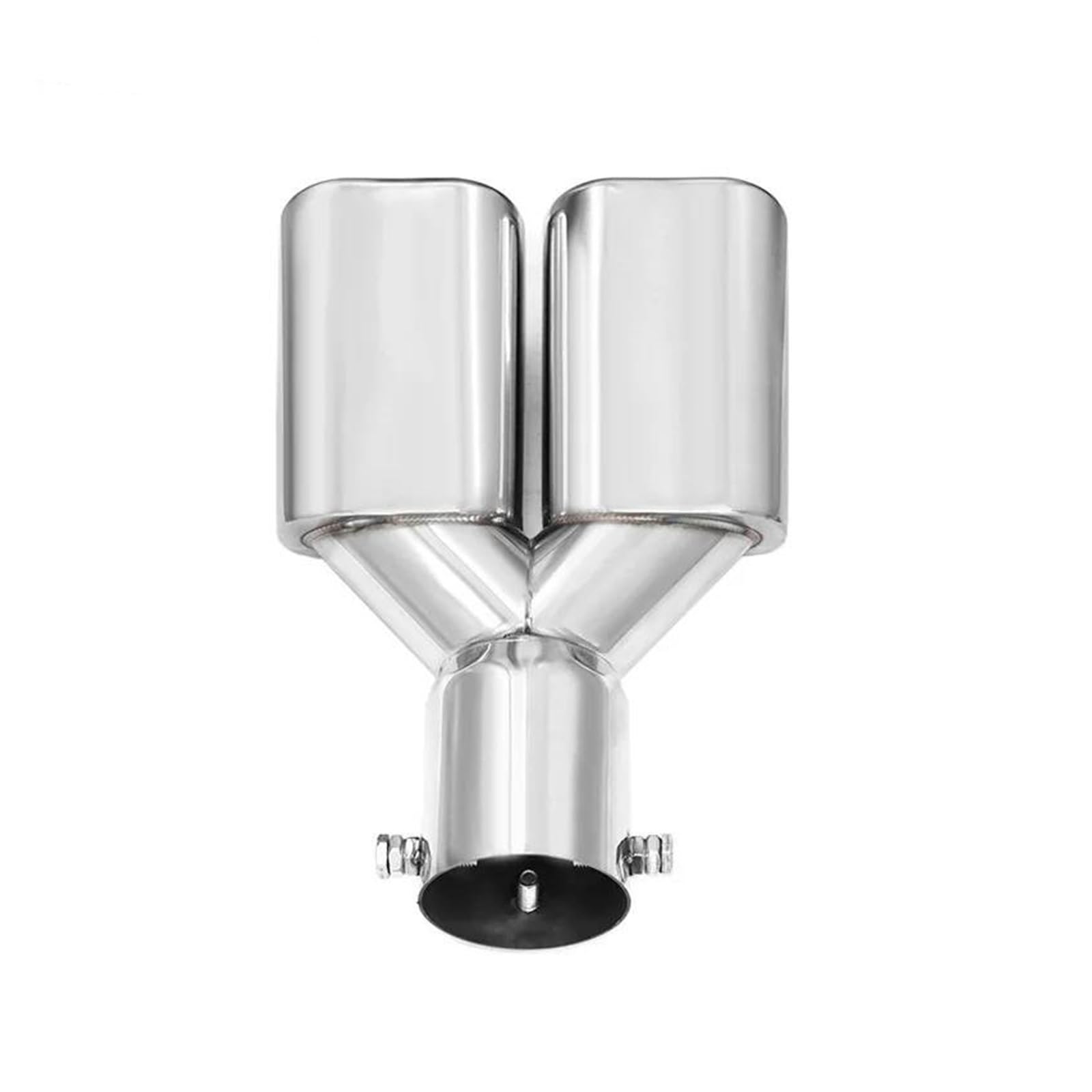 Tubo escape deportivo Silenciador de tubo de escape cuadrado de acero inoxidable de doble cabezal para Toyota para Alphard Serie 40 2024 silenciador