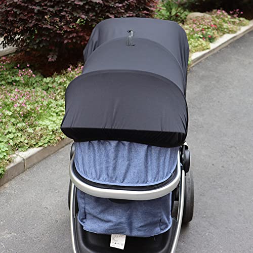 -sol para criança, UPF50+ Respirável Carrinho Blackout Cover Sun Shield, Toldo para sol projetado co