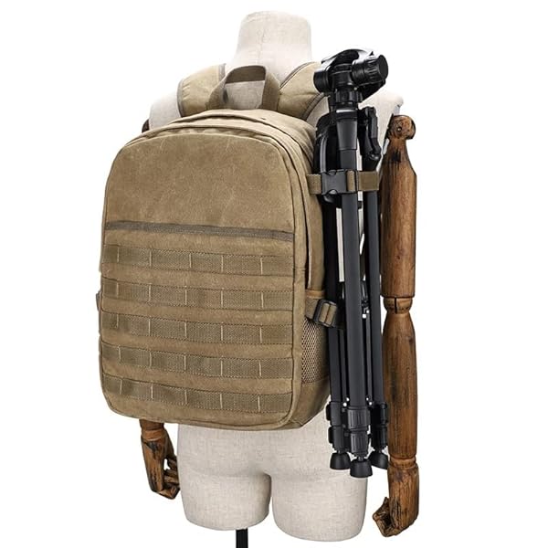 JHDFH Grote Capaciteit Outdoor Reiscamera Rugzak Canvas Waterdichte Cameratas DSLR Cameratas (Color : B, Size : One size)