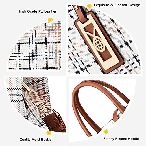 Image of COCIFER Purses and Handbags for Women Shoulder Tote Bags Top Handle Satchel