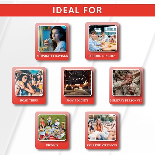 Jumbo Jumble Snack Box (45 Count) Gift Care Package Snacks Variety Pack for Adults Teens Kids Men Women School College Office Birthday (Energy Set)