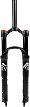 TUJISEK 26 27.5 29 Inch XC/MTB Bicycles Air Suspension Fork Straight Steerer Front Fork Manual Lockout and Remote Lockou Travel 100mm QR 1720g