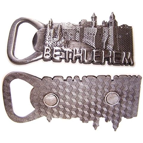 Holy Land Market Pewter Nativity Bottle Opener Cover