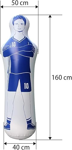 Miniatura 4 de sailupxinyuan Inflatable Soccer Dummy Goalkeepr Air Mannequin Free Kick Wall Goalkeeper Defender Training