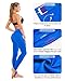 QUEENIEKE Women Yoga Leggings Workout Tights Running Pants Size M Color Dream Blue