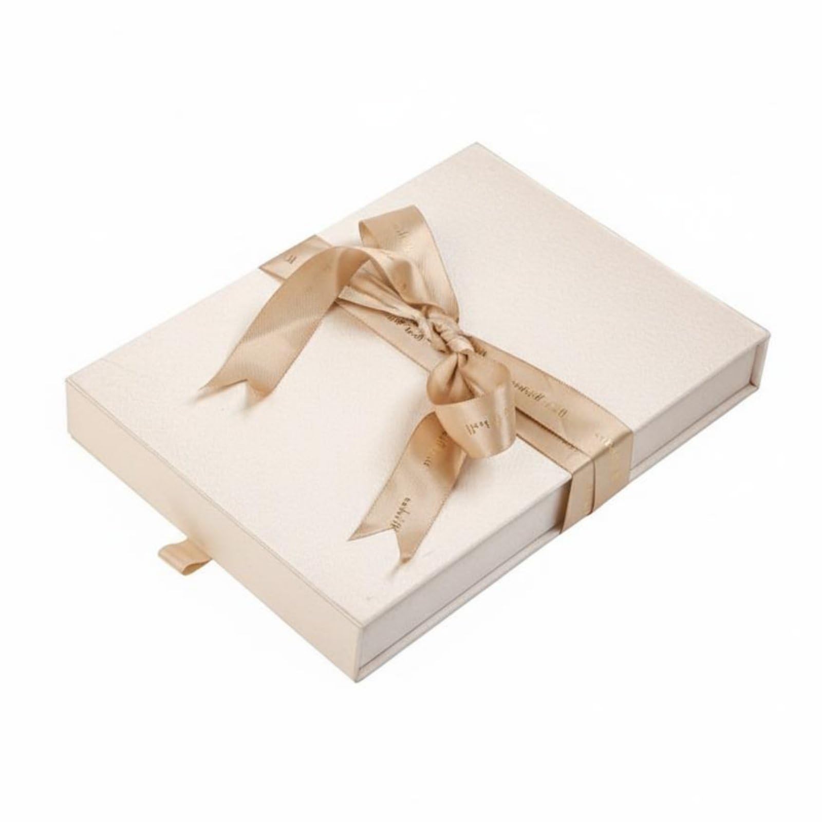 Boîte rangement collier champagne et coffret cadeau pour présentation bijoux