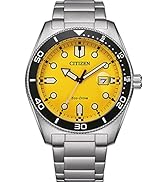Montre Citizen Homme Quartz Analogique - Boîtier Métal, Verre Minéral, Boucle Déployante