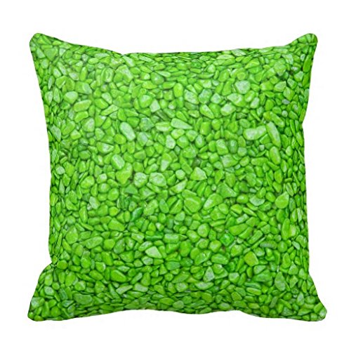 Home Decor Create for Life Pillow Cover Lime Green Gravel Throw Pillow Case 18x18 Inches