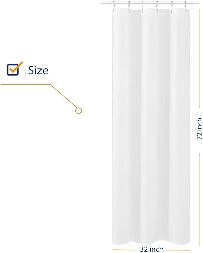 Miniatura 8 de N&Y HOME - Cortina de ducha o revestimiento de tela