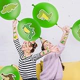 72 PCS Alligator Party Favors 48 Pre-Cut Temporary Tattoos & 24 Crocodile Animal Reptile Punch Balloons Birthday Party Decorations Supplies Favors Gift Goodie Bag Fillers Classroom Rewards Boys Girls