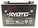 Kyoto battery AGM YB4L-B SLA | Batteria di ricambio da moto per DERBI Senda DRD Pro 50 R 50 2011-
