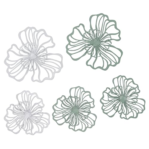 Décoration murale métal fleur 3D pour habiller un mur vide avec élégance - 7