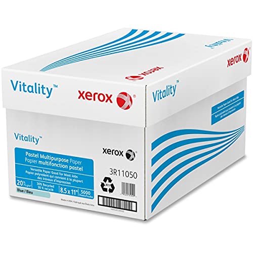 Multipurpose Colored Copy Paper, 20 Lb., 8 1/2In. X 11In., Blue, Ream Of 500 Sheets #TOP1
