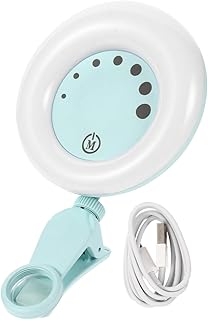 UKCOCO 1Pc app fill light phone light ring clip Makeup ring light Clip On Ring Light Portable Light Video Conference Light portable ring light mini ring light for phone lens wide angle