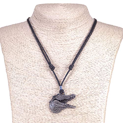 BlueRica Gator on Adjustable Cord Necklace3