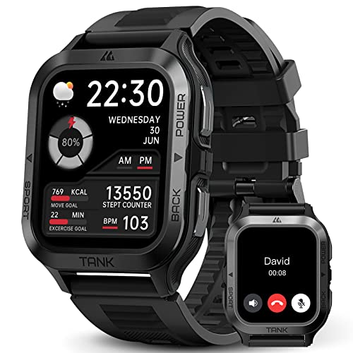 AMAZTIM M2 Smart Watch, 5 ATM & IP69K Waterproof, Extra-Long Battery Life by AMAZTIM - Used condition - US$86.82