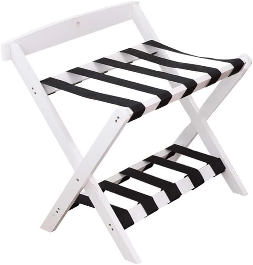 Foldable Suitcase Stand Guest Room Floor Luggage Rack Hotel Home Bedroom Folding Storage Shelf for Guest Room