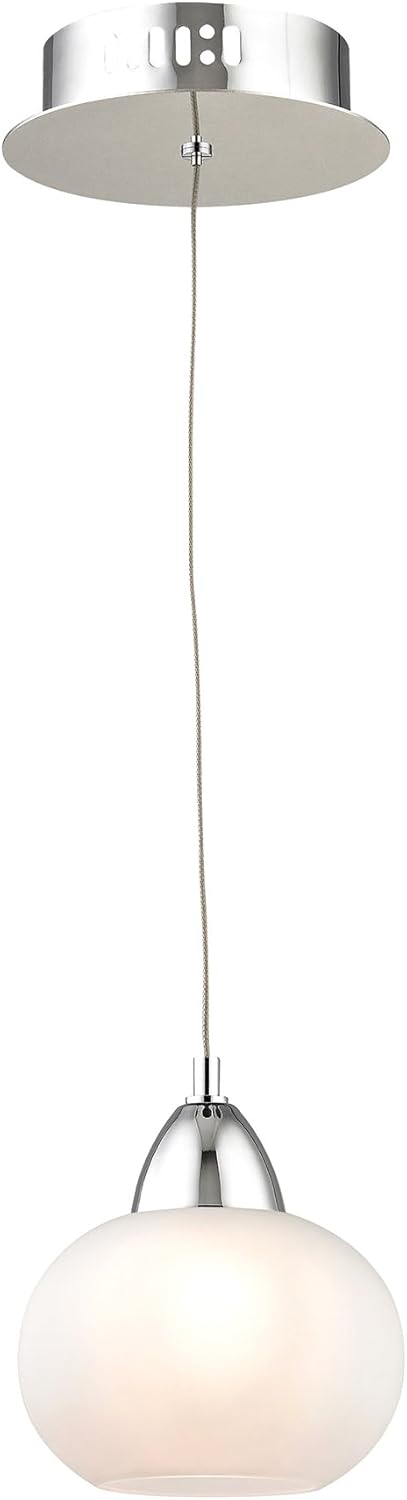 Elk Home LCA401-7-16M Ciotola 6'' Wide 1-Light Mini Pendant in Satin Nickel