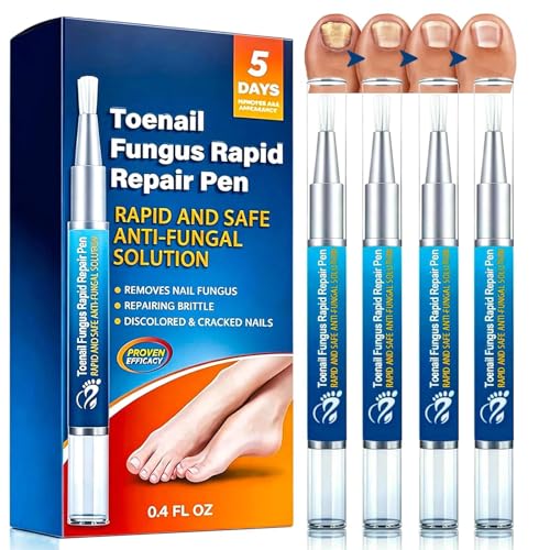 Image of YAYHO 4Pcs Toe Nail Fungal Treatment Pens | Fast-Acting Fungus Repair Essence for Fingernails & Toenails | Strengthens & Restores Nails, Anti Fungal Nail Treatment, Unisex Care Solution