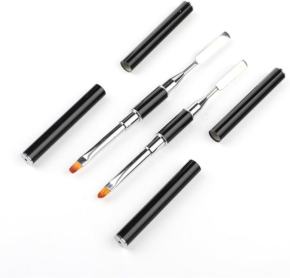 Nail Pen Tool Double-Ended Pen Light Therapy Pen Nail Extension Crystal Adhesive Pen Extension Paste