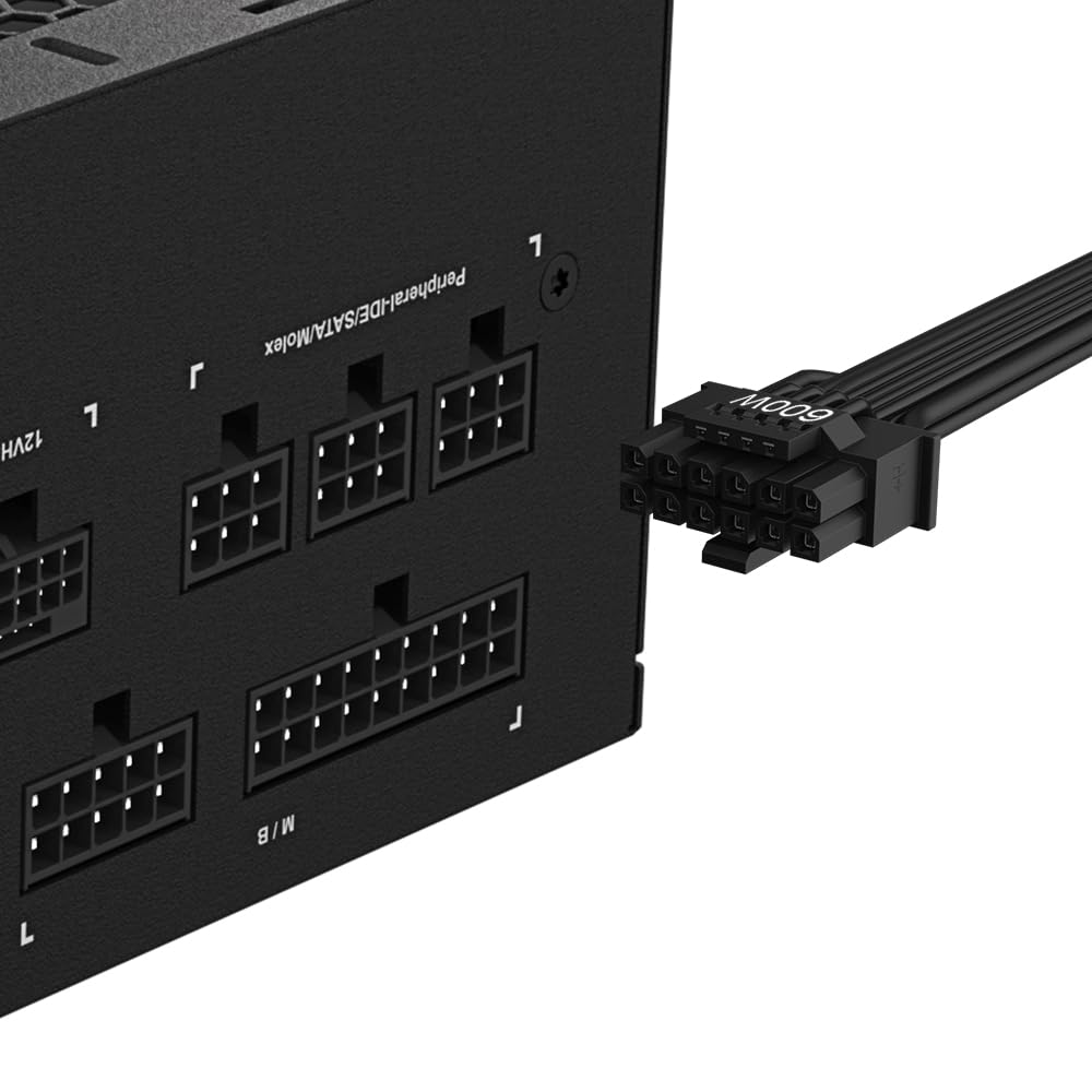 GIGABYTE UD1000GM PG5 V2 Fuente de Alimentación – PCIe Gen 5.1, 80 Plus Gold, Diseño Completamente Modular, Ventilador de 120 mm, Compatible con ATX 3.1, Enchufe EU