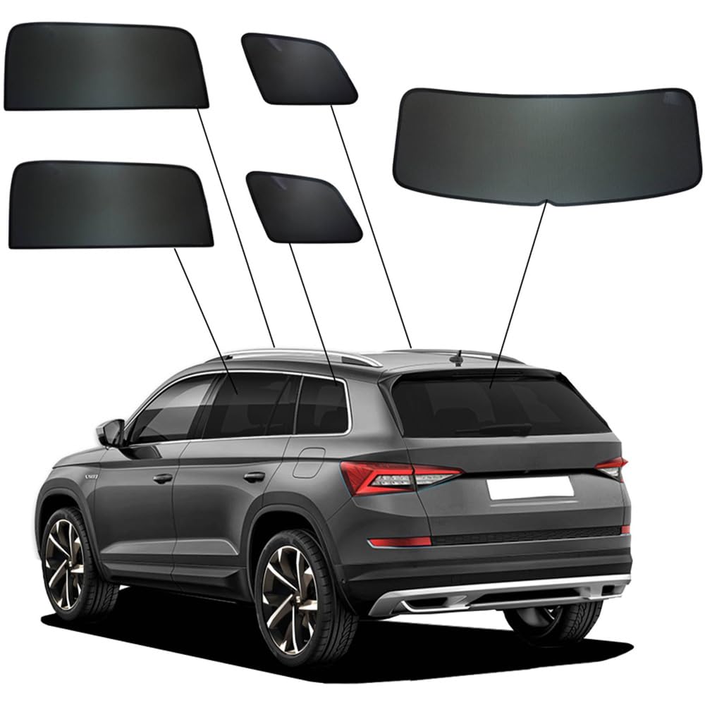 SunClip Privacy & Sun protection compatible with Skoda Kodiaq I 2017-2024