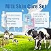 Milk Skin Care Set Teens Women Birthday Valentine's Day Gifts- Skin Care for Teens 10-12 - Kids Skin Care Set For Girls Ages 8-12 - Skincare for girls 10-12 - Skincare for Kids 8-9 - Teen Skincare Set