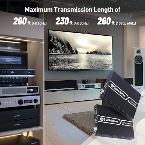Extensor HDMI 4K Balun sobre Ethernet con soporte para montaje en pared 4