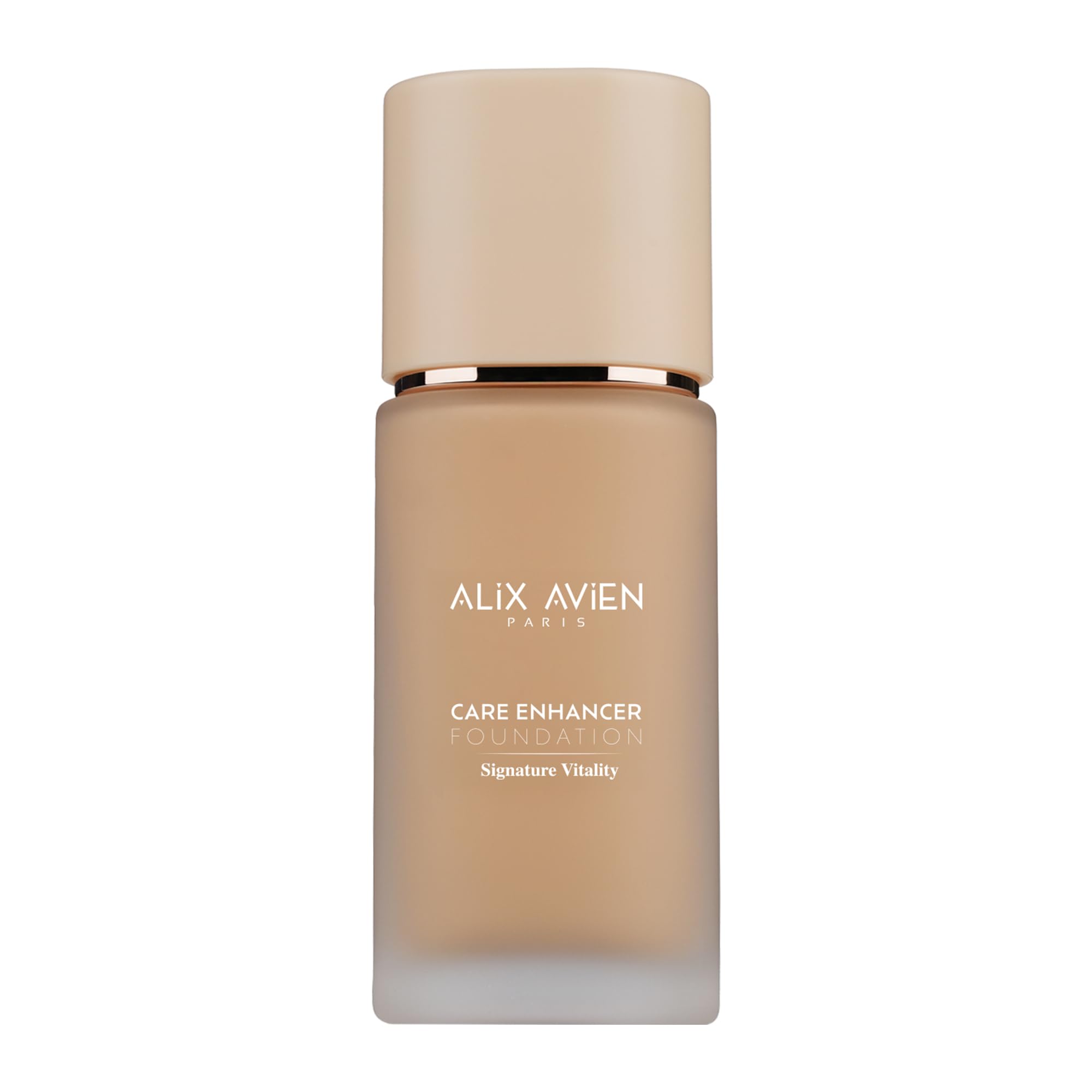 Alix Avien Kırışıklık Karşıtı Nemlendirici SPF30 Parlak Bitişli Fondöten Care Enhancer 813 Pale Amber