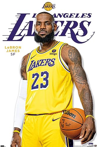 NBA Los Angeles Lakers - LeBron James Feature Series 23 Wall Poster 34L x 22.4W Unframed Version