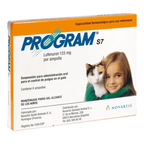 Novartis 002837 Program S7 Gato - 6 Ampollas