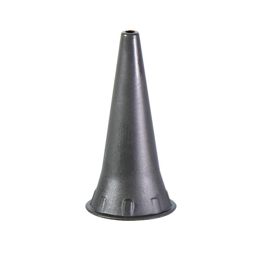 Luxamed Einweg Ohrtrichter Einmal Ohrtrichter Otoskop Aufsatz, grau, 2,5mm, 10x 100 St