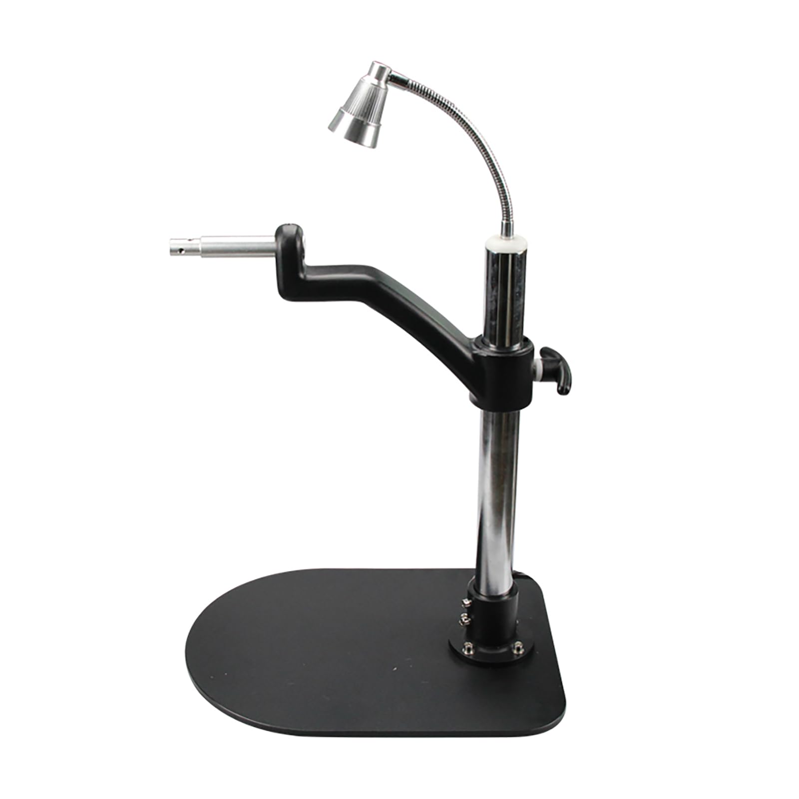 Semplice supporto da tavolo con braccio phoropter oftalmico con lampada superiore tester di visione supporto da tavolo con luce (WZ-ZZ, nero)