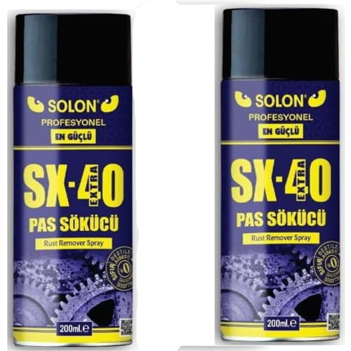 Pas Sökücü Sprey — Extra Güçlü Profesyonel 2 Adet SX-40 200 Ml.