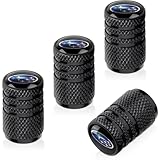 車用タイヤバルブキャップ 4個用スバルシリーズプレミアムステムカバータイヤエアキャップタイヤバルブステムキャップ,black01-black-A5 [並行輸入品]