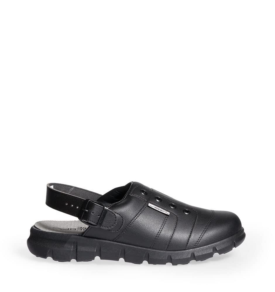 Abeba Clog 7361 - Dynamic Mikrofaser, schwarz zertifiziert