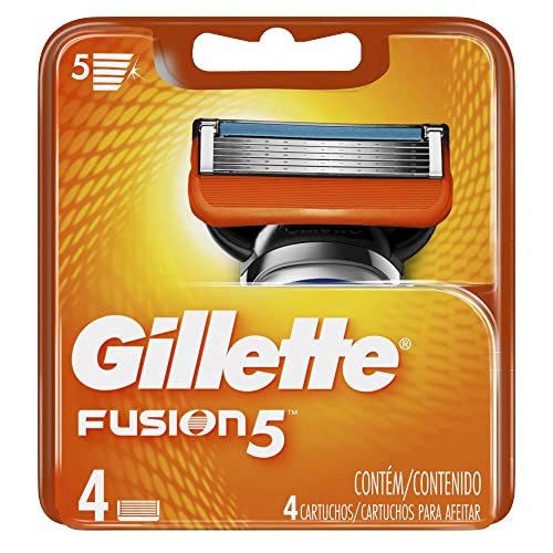 Gillette Carga Para Aparelho De Barbear Fusion5 4 Unidades