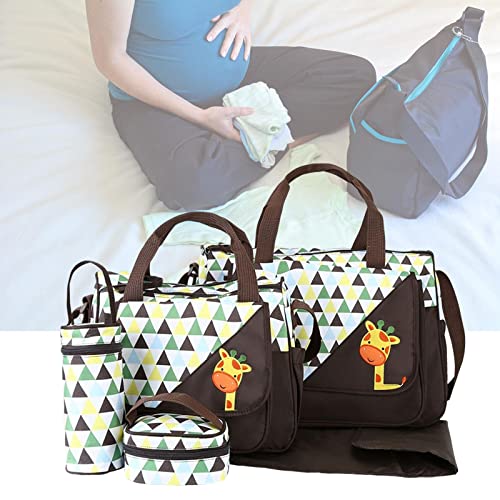 MERIGLARE Conjunto de bolsa de fraldas com alça de ajustável de de grande capacidade Almofada de de