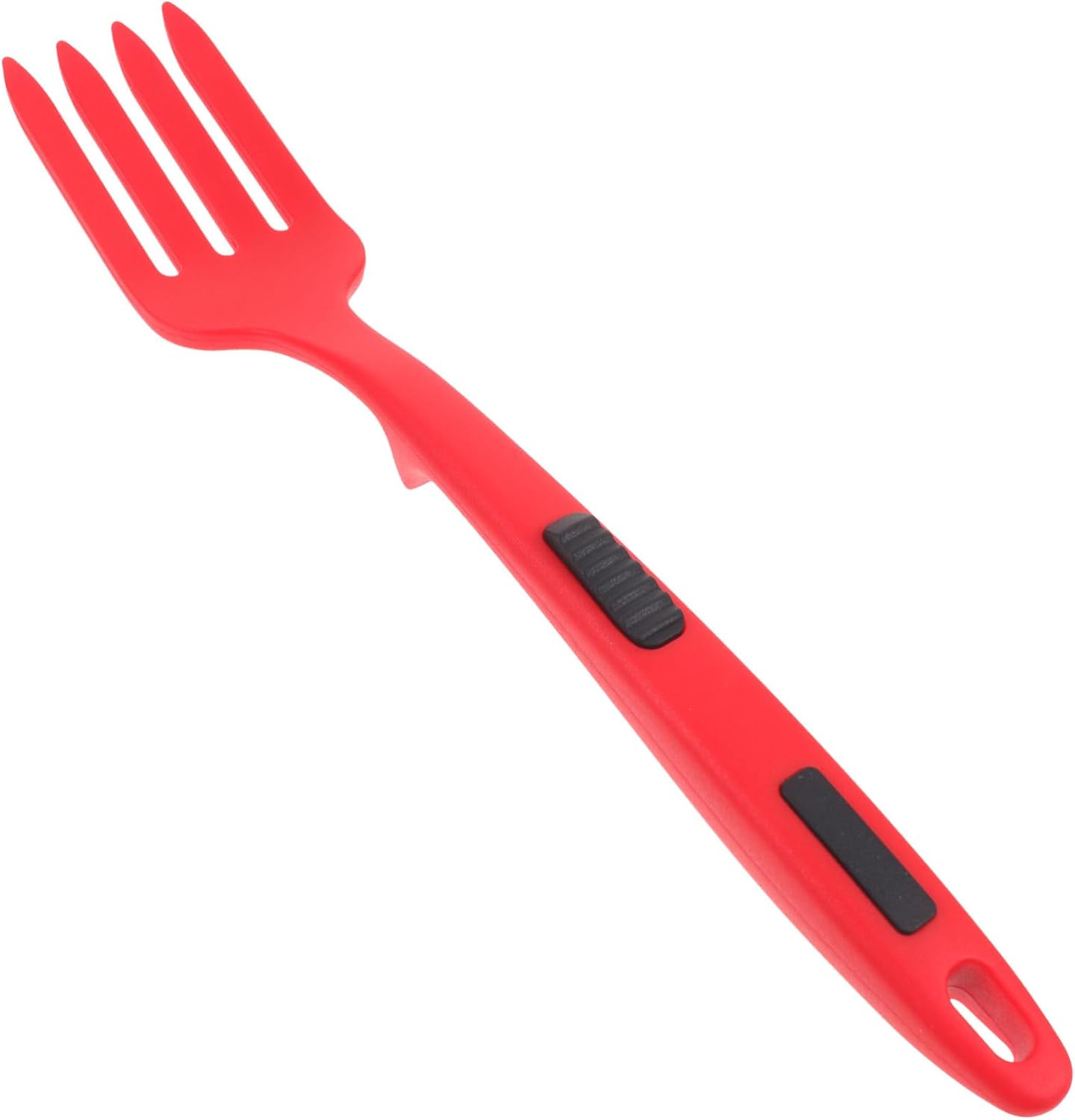 Nonstick Silicone Fork for Pasta and Fried Noodles, Red