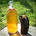 AleHorn Original Handcrafted Authentic Viking Drinking Horn Tankard for Beer Mead Ale - Genuine Medieval Inspired Stein Mug Food Safe Vessel with Handle (8oz)