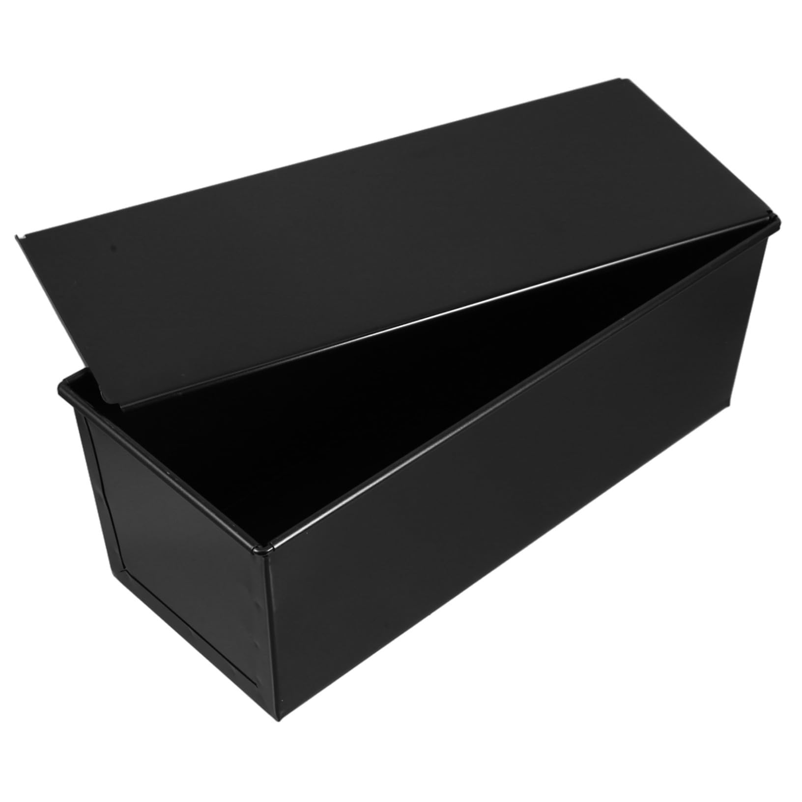 Kastenform 1000g Schwarze aus Metall mit Deckel Antihaftbeschichtet Leicht zu Reinigen Brotbackform zum Backen in Küche