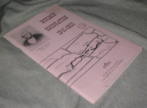 Mormon Emigration - 1840-1869: unknown author: Amazon.com: Books