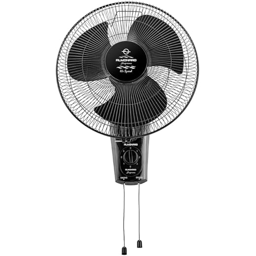 Almonard 16 400mm Supreme High Speed Wall fan Black