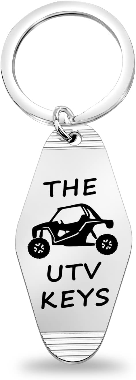 FOTAP Four Wheeler Bikes Utility Vehicle Keychain UTV Off Road Racer Gift Quad Biker Jewelry