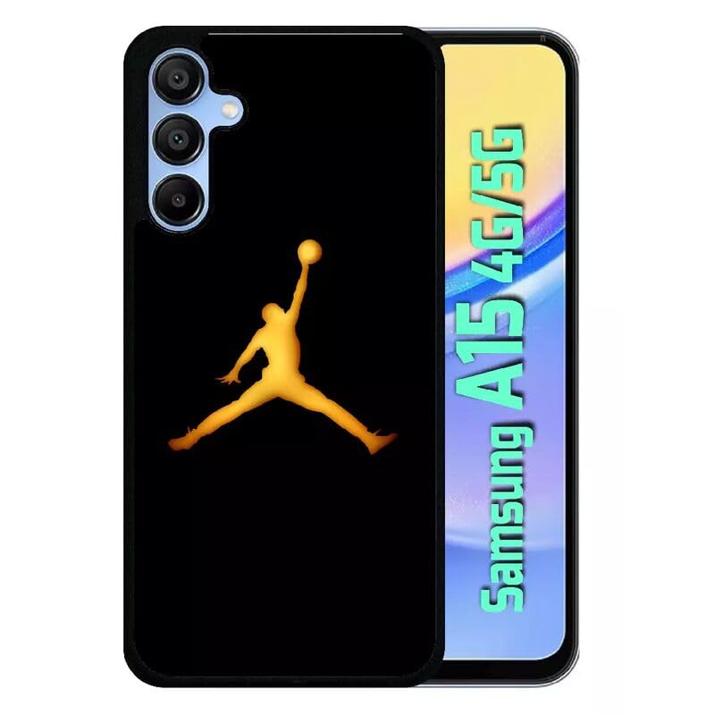 Générique Coque pour Galaxy a15 4g/5g - air 23 Basket - Silicone - Noir