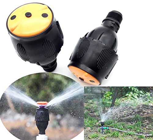 Image of DIY Crafts 6X, Rotating Head, Fogger Cross Misting Sprinkler 4 Head Hanging Assembly Humidification Stake Sprinkler G (6X, Rotating Head)
